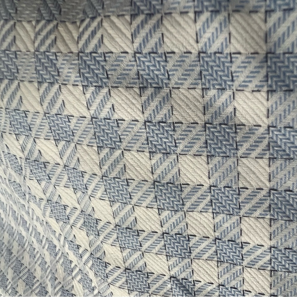 Faconnable Weave Pattern Button Down dress shirt size 16.5 Detailed